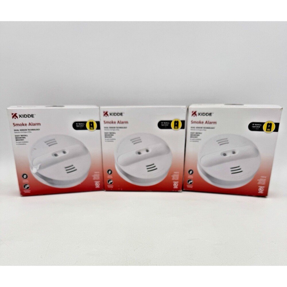 Kidde PI9010 - Photo/ion Dual Sensor smoke alarm Pack of 3